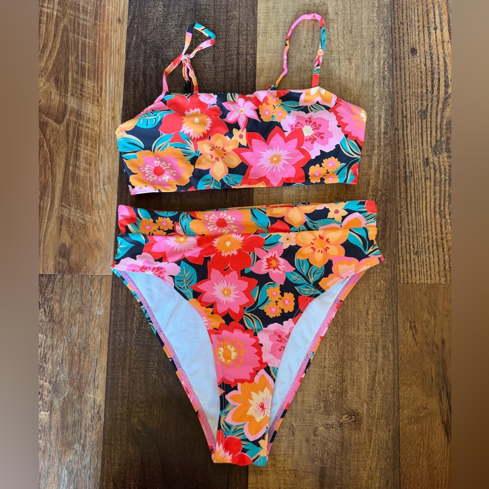 Bikini Set - Pink and Orange